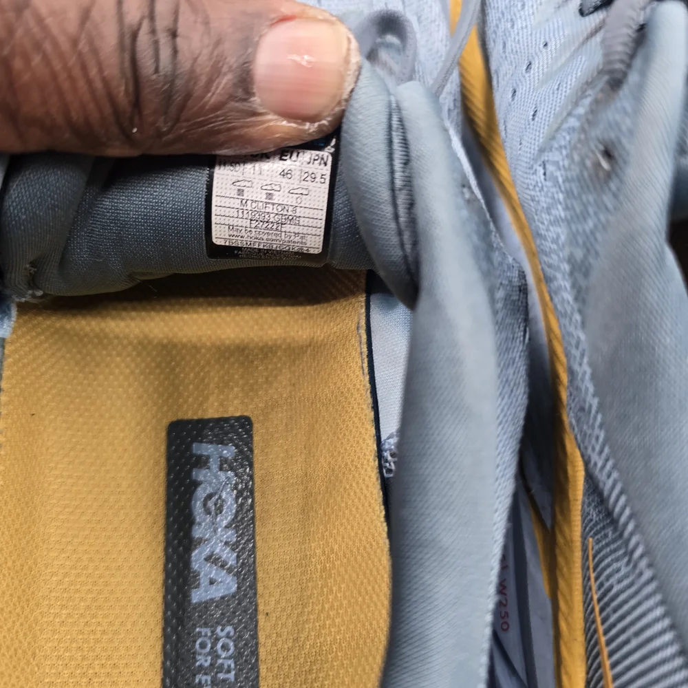 Hoka Blue and Yellow‎ Running Shoes